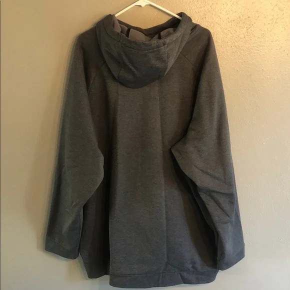 Nike Men's Charcoal Hoodie - Picture 2 of 3